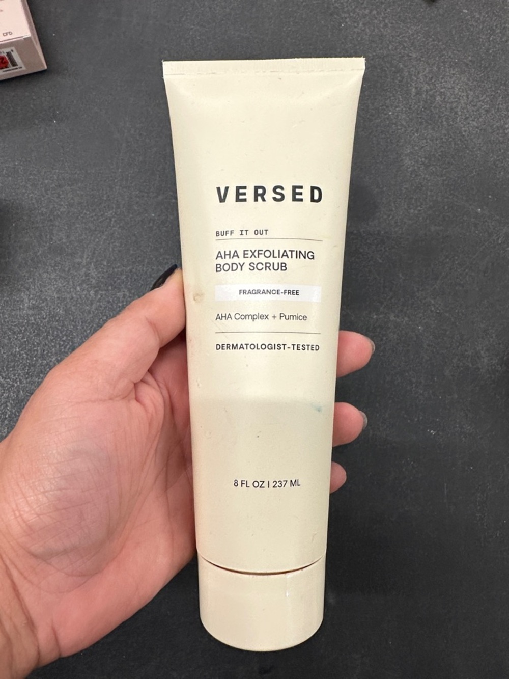 Versed AHA Exfoliating Body Scrub - 8oz full size